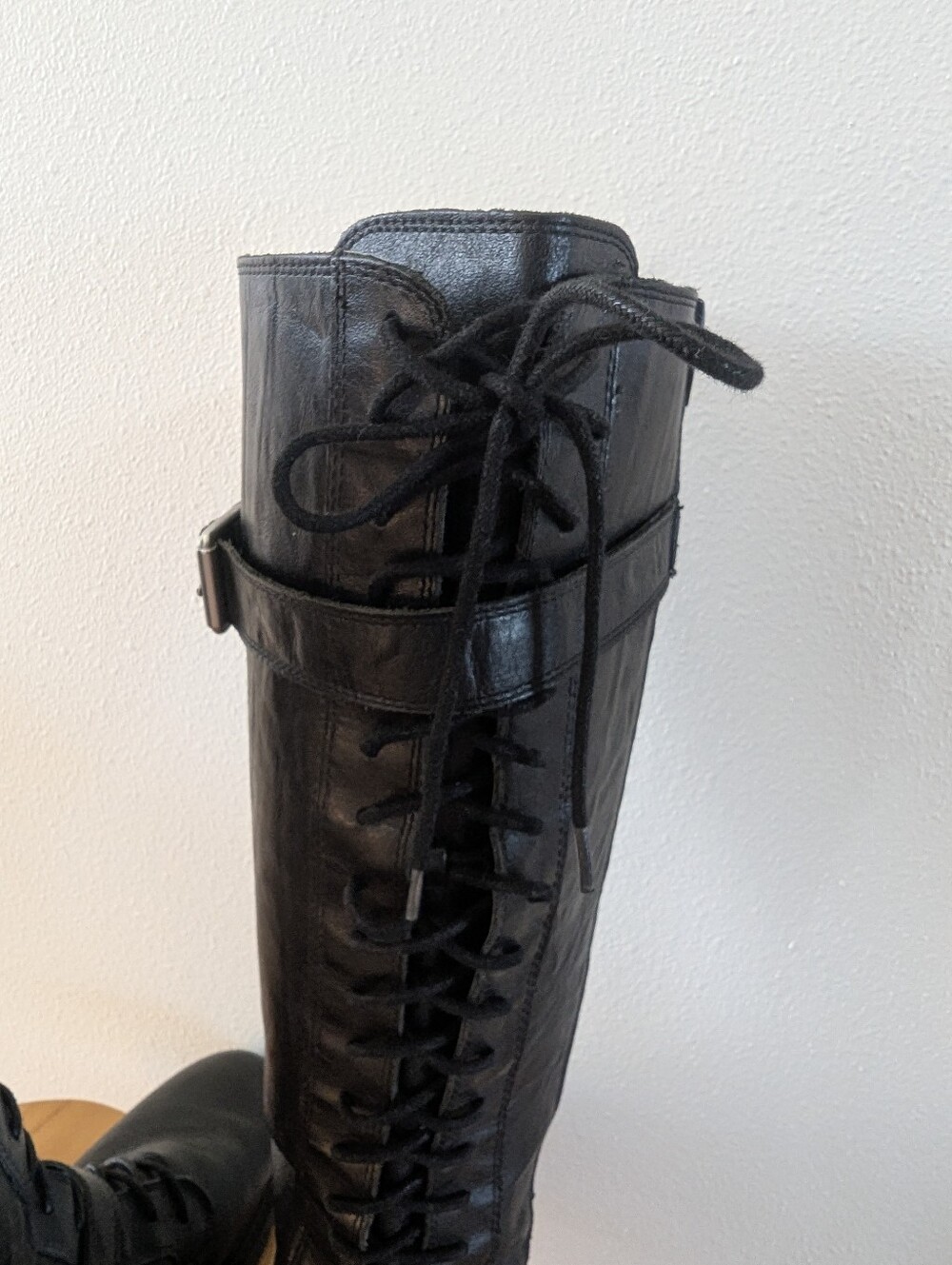 Lucky Brand Lace Up Moto Boot - Picture 7 of 11